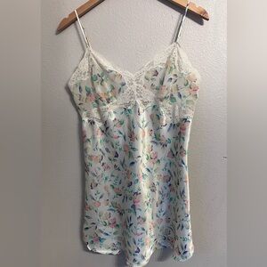 Victoria’s Secret Gold Label Vintage 90’s Floral Slip/Sleep Dress Size Large